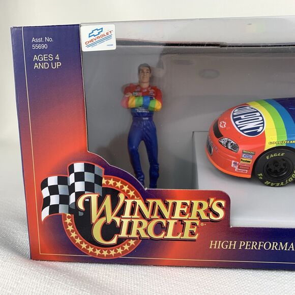 1999 Jeff Gordon #24 1:24 Action Figure Winner’s Circle Die Cast Du Pont Nascar - Picture 4 of 11